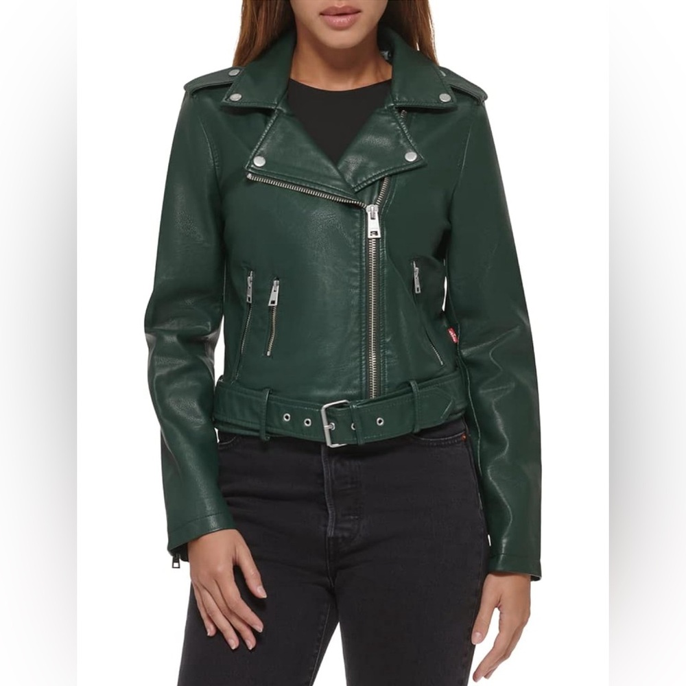 *NWT* Levi’s Women’s XXL Asymmetrical Belted Motorcycle Jacket